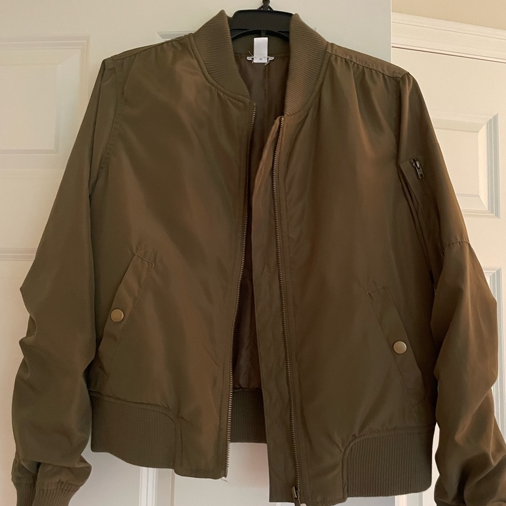 nordstrom bp olive bomber jacket